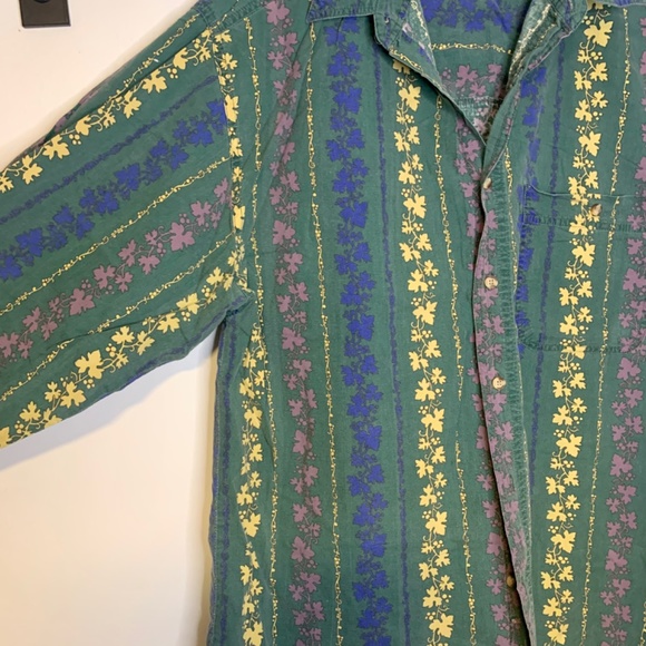 Funky Pattern Vintage Button Down - Picture 2 of 4